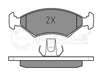 Set placute frana,frana disc FORD SIERRA hatchback (GBC, GBG), FORD SIERRA (GBG, GB4), FORD SIERRA hatchback (GBC) - MEYLE 025 207 5318