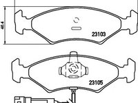 Set placute frana,frana disc FORD SIERRA hatchback (GBC, GBG), FORD SIERRA (GBG, GB4), FORD SIERRA hatchback (GBC) - HELLA PAGID 8DB 355 010-301