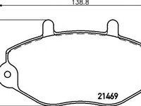 Set placute frana,frana disc FORD TRANSIT bus (E_ _), FORD TRANSIT Van (E_ _), FORD TRANSIT platou / sasiu (E_ _) - MINTEX MDB1559