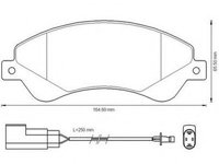 Set placute frana,frana disc FORD TRANSIT bus (2006 - 2014) JURID 573276J piesa NOUA