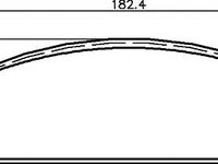 Set placute frana,frana disc FORD USA FIVE HUNDRED, FORD USA FREESTAR, MERCURY MONTEGO - HELLA PAGID 8DB 355 013-711