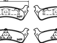 Set placute frana,frana disc FORD USA WINDSTAR (A3), FORD USA EXPLORER (U2), FORD USA EXPLORER (UN46) - HELLA PAGID 8DB 355 012-491