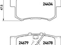 Set placute frana,frana disc HONDA ACCORD EURO VIII limuzina (CU), HONDA ACCORD VIII TOURER, HONDA ACCORD IX limuzina - HELLA PAGID 8DB 355 020-021