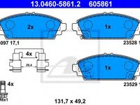 Set placute frana,frana disc HONDA ACCORD VI (CG, CK) (1997 - 2003) ATE 13.0460-5861.2 piesa NOUA