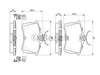 Set placute frana,frana disc HONDA ACCORD VII (CL) (2003 - 2020) BOSCH 0 986 424 661