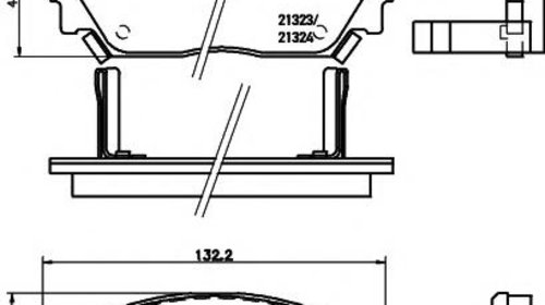 Set placute frana,frana disc HONDA BALLADE IV