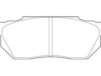 Set placute frana,frana disc HONDA CIVIC III limuzina (AM, AK, AU), HONDA BALLADE IV limuzina (ED), HONDA ACCORD Mk II hatchback (AC, AD) - WAGNER WBP