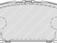 Set placute frana,frana disc HONDA CIVIC IX Hatchback (FK) (2012 - 2016) FERODO FDB1859 piesa NOUA