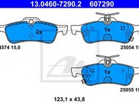 Set placute frana,frana disc HONDA CIVIC IX Tourer (FK) (2014 - 2016) ATE 13.0460-7290.2 piesa NOUA