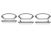 Set placute frana,frana disc HONDA CIVIC VII Hatchback (EU, EP, EV) (1999 - 2006) REMSA 0700.02 piesa NOUA