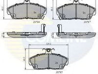 Set placute frana,frana disc HONDA CIVIC VII Hatchback (EU, EP, EV) (1999 - 2006) COMLINE CBP3232 piesa NOUA