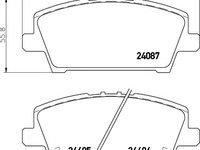 Set placute frana,frana disc HONDA CIVIC VIII Hatchback (FN, FK) (2005 - 2012) HELLA PAGID 8DB 355 006-911 piesa NOUA