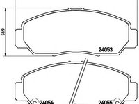 Set placute frana,frana disc HONDA FR-V (BE) (2004 - 2020) BREMBO P 28 047