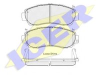 Set placute frana,frana disc HONDA LAGREAT, HONDA ODYSSEY (RB_), ACURA RDX - ICER 181811