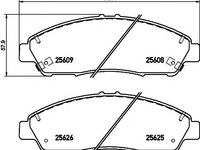 Set placute frana,frana disc HONDA PILOT - MINTEX MDB3309