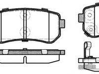 Set placute frana,frana disc HYUNDAI ACCENT III (MC) (2005 - 2010) REMSA 1209.02 piesa NOUA