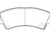 Set placute frana,frana disc HYUNDAI ATOZ (MX), HYUNDAI AMICA (MX) - WAGNER WBP23238A