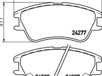 Set placute frana,frana disc HYUNDAI ATOZ (MX), HYUNDAI AMICA (MX), DODGE ATOS - MINTEX MDB2762