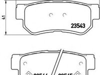 Set placute frana,frana disc HYUNDAI GETZ (TB) (2002 - 2020) BREMBO P 30 014