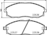 Set placute frana,frana disc HYUNDAI H-1 platou / sasiu (2000 - 2005) TEXTAR 2353601 piesa NOUA