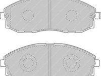 Set placute frana,frana disc HYUNDAI H-1 Starex (H200) caroserie (1997 - 2007) FERODO FVR1498 piesa NOUA