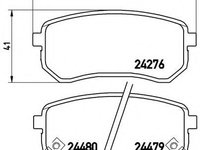 Set placute frana,frana disc HYUNDAI i10 (PA) (2007 - 2020) BREMBO P 30 033