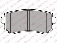 Set placute frana,frana disc HYUNDAI i20 (PB, PBT) (2008 - 2020) DELPHI LP2303