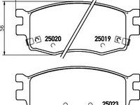 Set placute frana,frana disc HYUNDAI i20 (PB, PBT), HYUNDAI i20 (GB) - TEXTAR 2501901