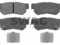 Set placute frana,frana disc HYUNDAI SANTA F I (SM), HYUNDAI TUCSON (JM), KIA SPORTAGE (JE_, KM_) - SWAG 90 91 6675