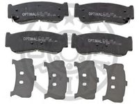 Set placute frana,frana disc HYUNDAI SANTA F I (SM), HYUNDAI SANTA F II (CM) - OPTIMAL 12451