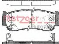 Set placute frana,frana disc HYUNDAI SANTA F I (SM), HYUNDAI SANTA F II (CM) - METZGER 1239.02