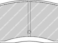 Set placute frana,frana disc HYUNDAI SANTA FE I (SM) (2000 - 2006) FERODO FDB1605 piesa NOUA