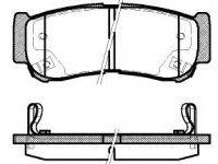 Set placute frana,frana disc HYUNDAI SANTA FE II (CM) (2005 - 2012) REMSA 1239.02 piesa NOUA