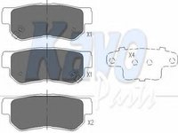 Set placute frana,frana disc HYUNDAI SATELLITE, HYUNDAI GRANDEUR (XG), HYUNDAI H 200 caroserie - KAVO PARTS KBP-3035