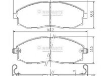 Set placute frana,frana disc HYUNDAI SATELLITE, HYUNDAI H 200 caroserie, HYUNDAI PORTER bus - NIPPARTS J3600521