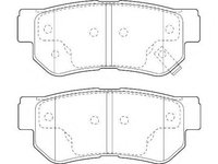 Set placute frana,frana disc HYUNDAI SONATA Mk III (EF), HYUNDAI GRANDEUR (XG), HYUNDAI TRAJET (FO) - WAGNER WBP23543A