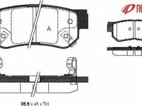 Set placute frana,frana disc HYUNDAI SONATA Mk III (EF), HYUNDAI GRANDEUR (XG), HYUNDAI TRAJET (FO) - METZGER 0746.02