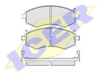 Set placute frana,frana disc HYUNDAI TIBURON (RD), HYUNDAI SONATA Mk III (EF), KIA JOICE - ICER 181267