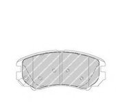 Set placute frana,frana disc HYUNDAI TUCSON (JM) (2004 - 2010) FERODO FDB1733 piesa NOUA