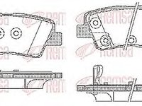 Set placute frana,frana disc HYUNDAI TUCSON (JM), HYUNDAI VELOSTER (FS), HYUNDAI i40 CW (VF) - METZGER 1362.42