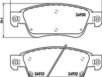 Set placute frana,frana disc INFINITI EX, INFINITI G cupe, INFINITI G limuzina - TEXTAR 2493001