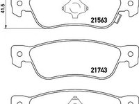 Set placute frana,frana disc ISUZU BIGHORN (UBS), ISUZU BIGHORN autoturism de teren, deschis (UBS) - MINTEX MDB1435