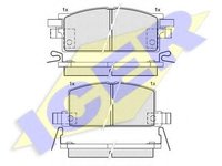 Set placute frana,frana disc ISUZU FASTER (KB) - ICER 180504