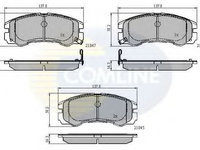 Set placute frana,frana disc ISUZU TROOPER (1998 - 2016) COMLINE CBP3229 piesa NOUA