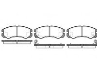 Set placute frana,frana disc ISUZU TROOPER (UB) (1991 - 2000) REMSA 0425.02 piesa NOUA