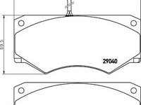 Set placute frana,frana disc IVECO DAILY I caroserie inchisa/combi, IVECO DAILY I platou / sasiu - TEXTAR 2904001