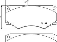 Set placute frana,frana disc IVECO DAILY II platou / sasiu, IVECO DAILY II bus, IVECO DAILY II caroserie inchisa/combi - MINTEX MDB2640