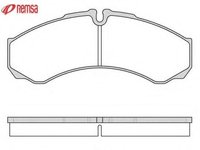 Set placute frana,frana disc IVECO DAILY III caroserie inchisa/combi, IVECO DAILY III platou / sasiu - METZGER 0651.10