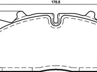 Set placute frana,frana disc IVECO EuroCargo (1991 - 2011) TEXTAR 2928503