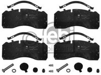 Set placute frana,frana disc IVECO EuroCargo, MAN M 2000 L, MAN M 2000 M - FEBI BILSTEIN 16563